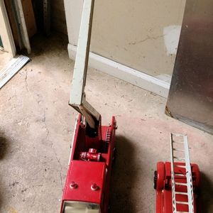 Tonka Truck- Firetruck with bucket holder